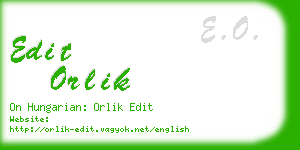 edit orlik business card